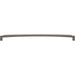 Top Knobs TK3176AG Haddonfield 12" Center to Center Bar Pull Ash Gray - KnobDepot