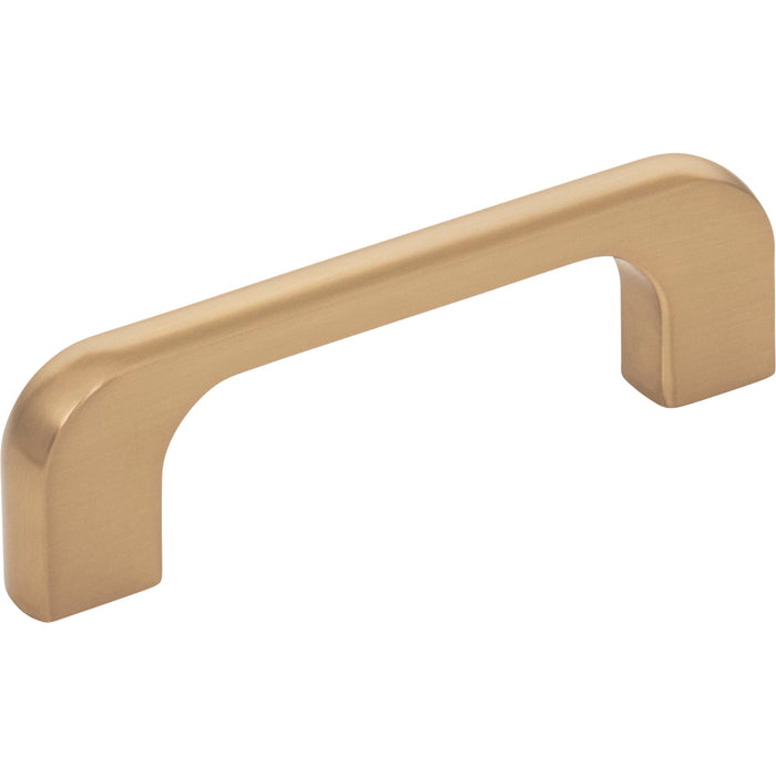 Jeffrey Alexander 264-3SBZ Alvar 3" Center-to-Center Bar Pull Satin Bronze