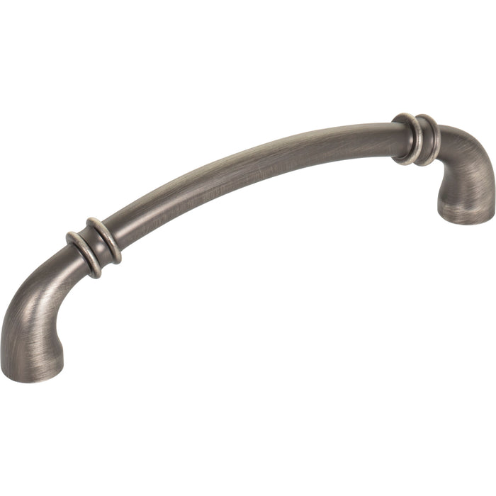 Jeffrey Alexander 445-128BNBDL Marie 128 mm Center-to-Center Bar Pull Brushed Pewter