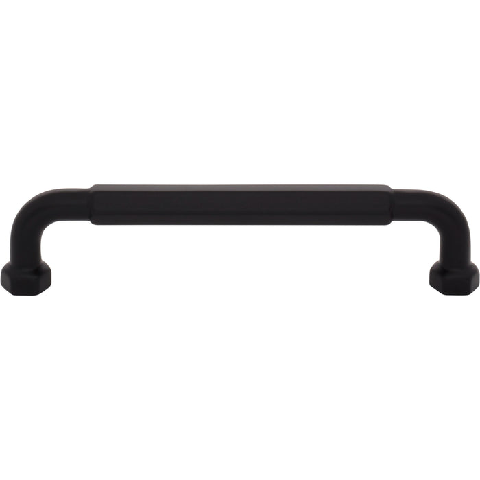 Top Knobs TK3202BLK Dustin 5 1/16" Center to Center Bar Pull Flat Black - KnobDepot