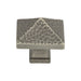 Atlas Homewares 2237-NO Craftsman 1 1/4in (32mm) Length Square Knob Pewter - KnobDepot
