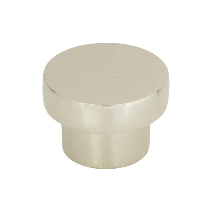 Atlas Homewares A912-PN Chunky Knobs 1-7/16in (37mm) Diameter Round Knob Polished Nickel - KnobDepot