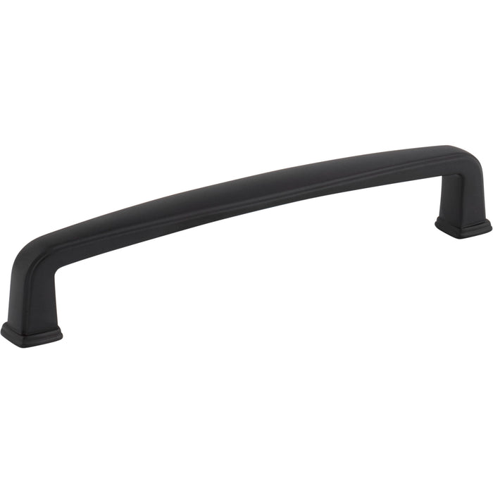 Jeffrey Alexander 1092-128MB Milan 1 128 mm Center-to-Center Bar Pull Matte Black
