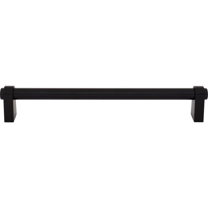 Top Knobs TK3216BLK Lawrence 12" Center to Center Appliance Pull Flat Black - KnobDepot