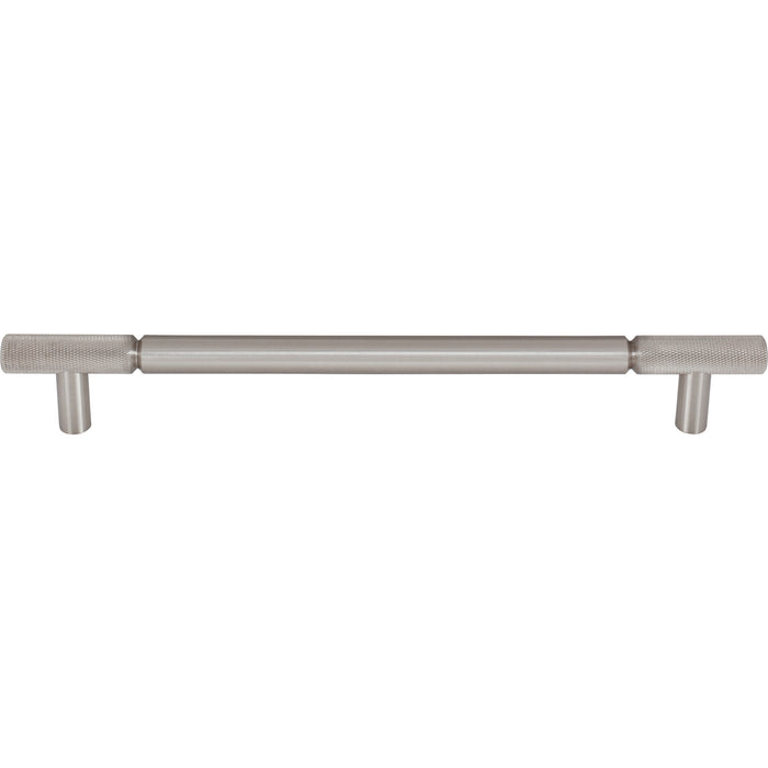 Top Knobs TK3246BSN Prestwick 12" Center to Center Bar Pull Brushed Satin Nickel - KnobDepot