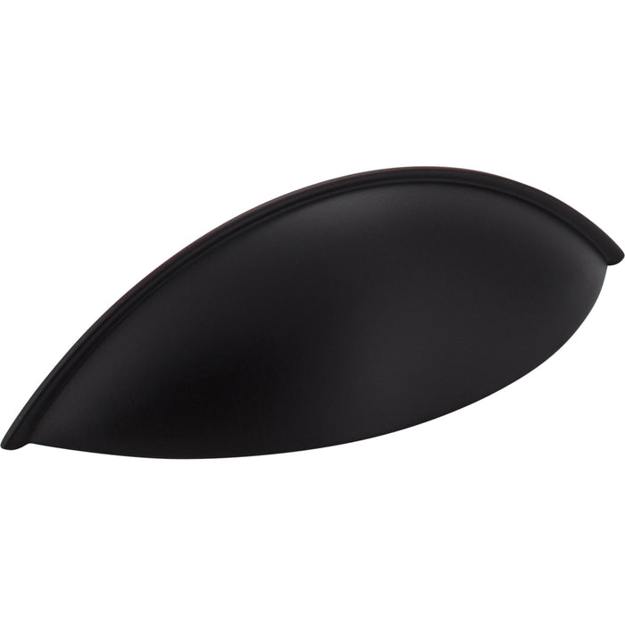 Jeffrey Alexander 8236BLK Bordeaux Bordeaux (96mm) Center-to-Center Cup/Bin Pull Matte Black