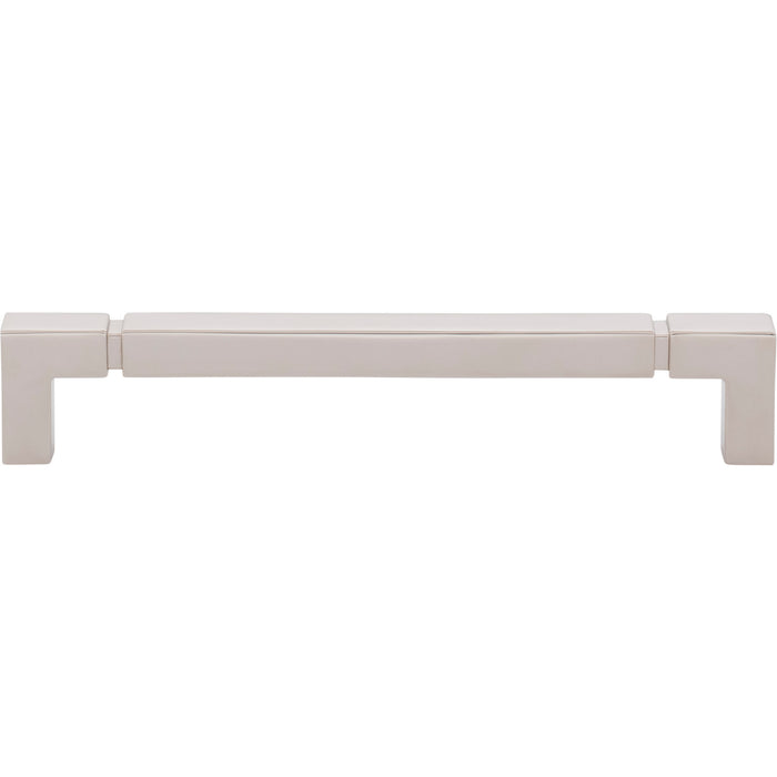 Top Knobs TK3223PN Langston 6 5/16" Center to Center Bar Pull Polished Nickel - KnobDepot