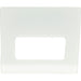 Atlas Homewares 362-WG Edge Pulls Mid Century 1 1/4in (32mm) Center to Center Finger Pull High White Gloss - KnobDepot