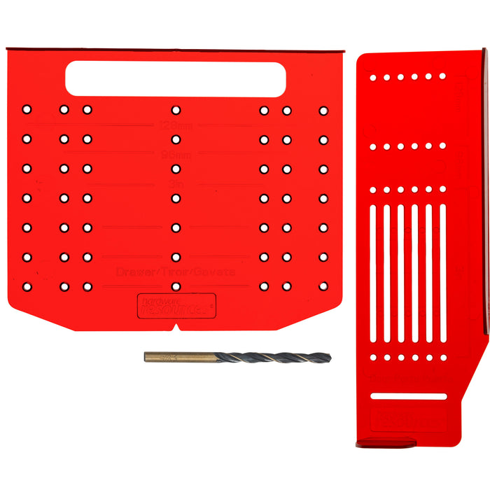 Elements HDT-RPKIT-R Retail Pack Hardware Retail Packaged Drill Template Plastic Red
