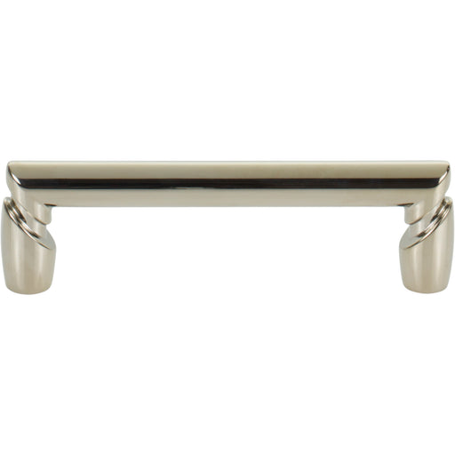 Top Knobs TK3132PN Florham 3 3/4" Center to Center Bar Pull Polished Nickel - KnobDepot