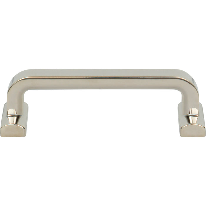 Top Knobs TK3162PN Harrison 3 3/4" Center to Center Bar Pull Polished Nickel - KnobDepot