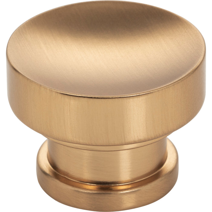 Jeffrey Alexander 484SBZ Elara 1-1/4" Diameter Round Knob Satin Bronze