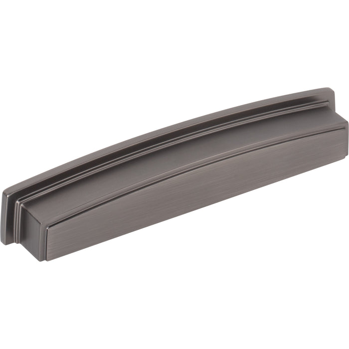 Jeffrey Alexander 141-160BNBDL Renzo 160 mm Center-to-Center Cup/Bin Pull Brushed Pewter