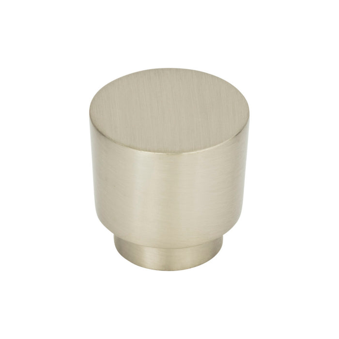 Atlas Homewares 426-BRN Tom Tom 1 1/4in Diameter Round Knob Brushed Nickel