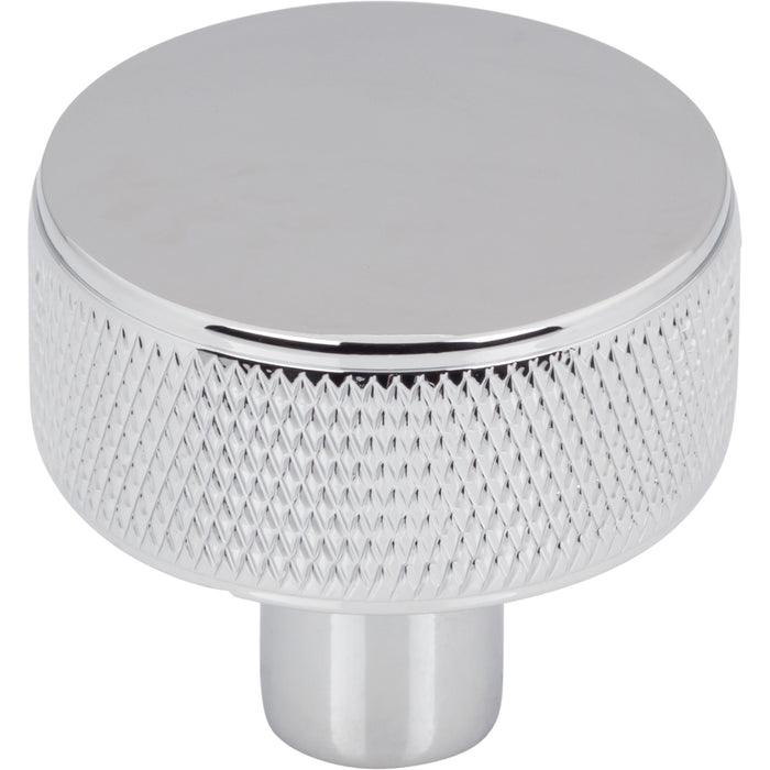 Top Knobs TK3230PC Burnham 1 1/4" Length Round Knob Polished Chrome - KnobDepot