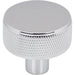 Top Knobs TK3230PC Burnham 1 1/4" Length Round Knob Polished Chrome - KnobDepot