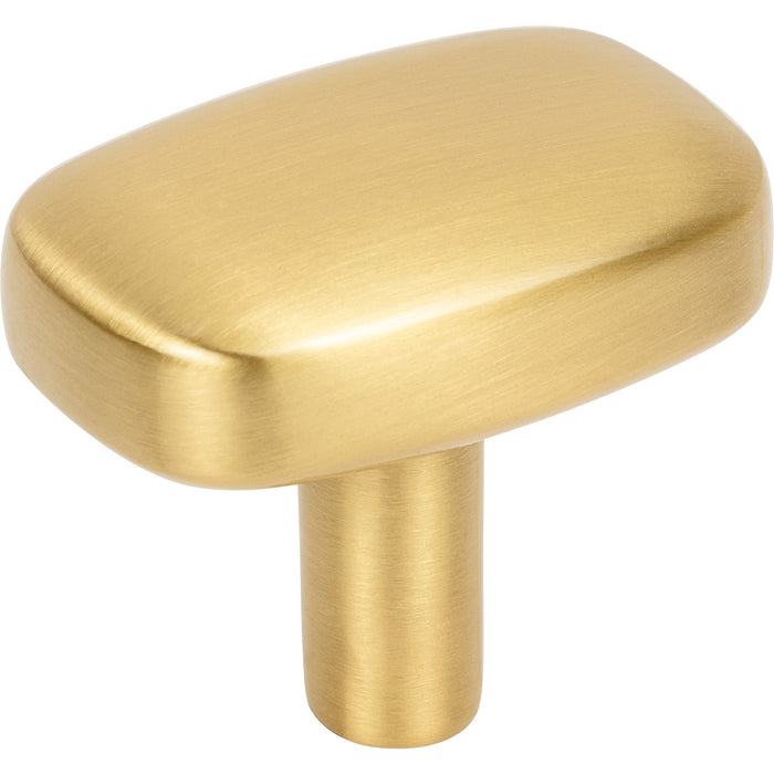 Jeffrey Alexander 329L-BG Loxley 1-1/2" Length Rectangle Knob Brushed Gold