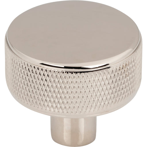 Top Knobs TK3230PN Burnham 1 1/4" Length Round Knob Polished Nickel - KnobDepot