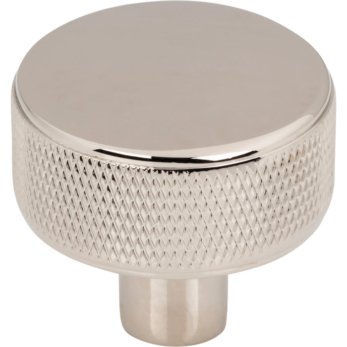 Top Knobs TK3230PN Burnham 1 1/4" Length Round Knob Polished Nickel - KnobDepot