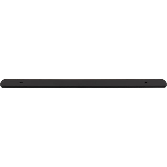 Top Knobs TK3275BLK Wescott 8 13/16" Center to Center Pull Backplate Flat Black - KnobDepot