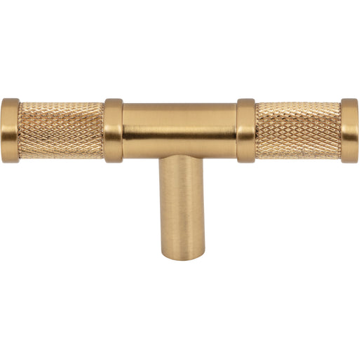 Top Knobs TK3231HB Burnham 3" Length Bar Knob Honey Bronze - KnobDepot