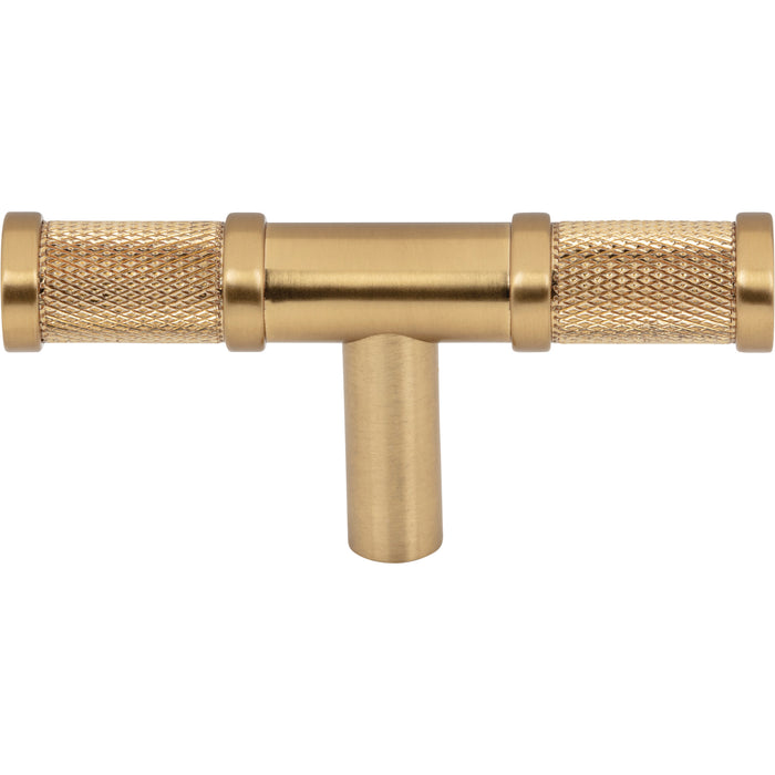 Top Knobs TK3231HB Burnham 3" Length Bar Knob Honey Bronze - KnobDepot
