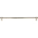 Top Knobs TK3117PN Clarence 12" Center to Center Bar Pull Polished Nickel - KnobDepot