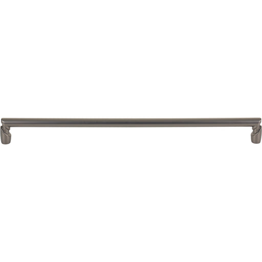 Top Knobs TK3137AG Florham 12" Center to Center Bar Pull Ash Gray - KnobDepot