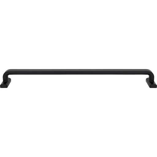 Top Knobs TK3169BLK Harrison 18" Center to Center Appliance Pull Flat Black - KnobDepot