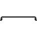 Top Knobs TK3169BLK Harrison 18" Center to Center Appliance Pull Flat Black - KnobDepot