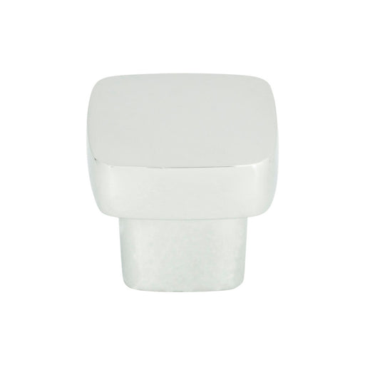 Atlas Homewares A908-CH Chunky Knobs 1in (25mm) Length Square Knob Polished Chrome - KnobDepot