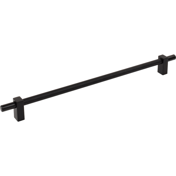 Jeffrey Alexander 598-305MB Larkin 3 Knurled Center 305 mm Center-to-Center Bar Pull Matte Black