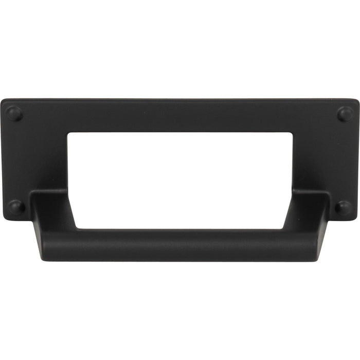 Atlas Homewares A301-BL Bradbury 3in Center to Center Cup/Bin Pull Matte Black