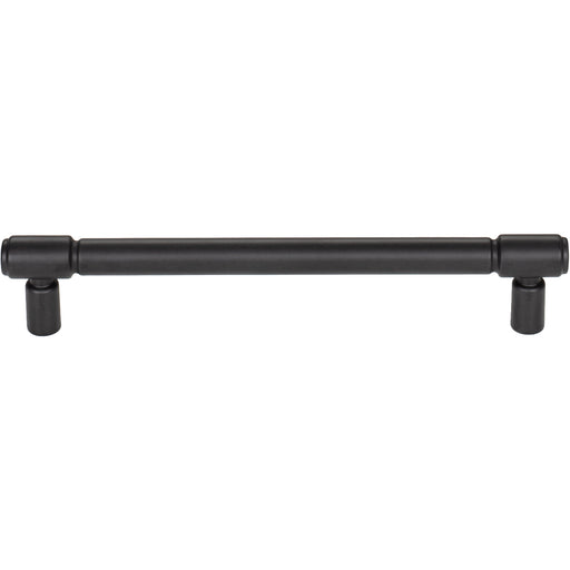 Top Knobs TK3114BLK Clarence 6 5/16" Center to Center Bar Pull Flat Black - KnobDepot