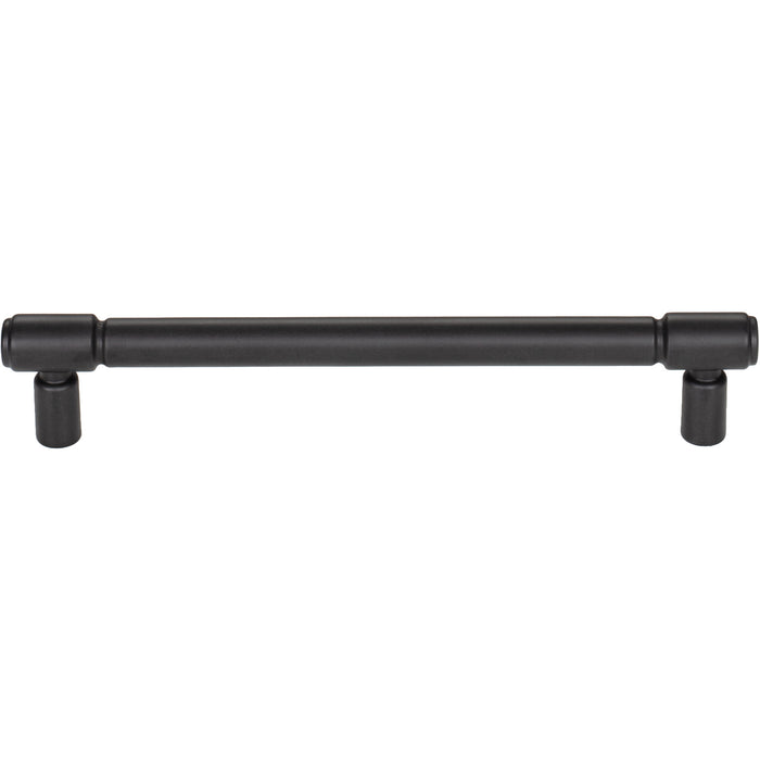 Top Knobs TK3114BLK Clarence 6 5/16" Center to Center Bar Pull Flat Black - KnobDepot
