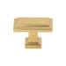 Atlas Homewares 290-FG Sutton Place 1 7/16in (37mm) Length Rectangle Knob French Gold - KnobDepot