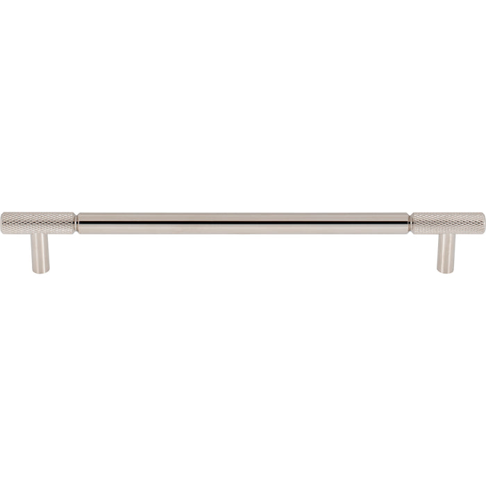Top Knobs TK3244PN Prestwick 8 13/16" Center to Center Bar Pull Polished Nickel - KnobDepot