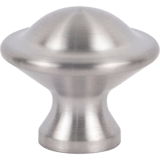 Atlas Homewares A979-SS Stainless Torrance 1 1/8in (29mm) Length Round Knob Brushed Stainless Steel - KnobDepot
