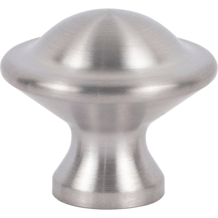 Atlas Homewares A979-SS Stainless Torrance 1 1/8in (29mm) Length Round Knob Brushed Stainless Steel - KnobDepot