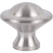 Atlas Homewares A979-SS Stainless Torrance 1 1/8in (29mm) Length Round Knob Brushed Stainless Steel - KnobDepot