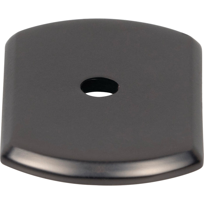 Top Knobs TK3270AG Wescott Knob Backplate Ash Gray - KnobDepot