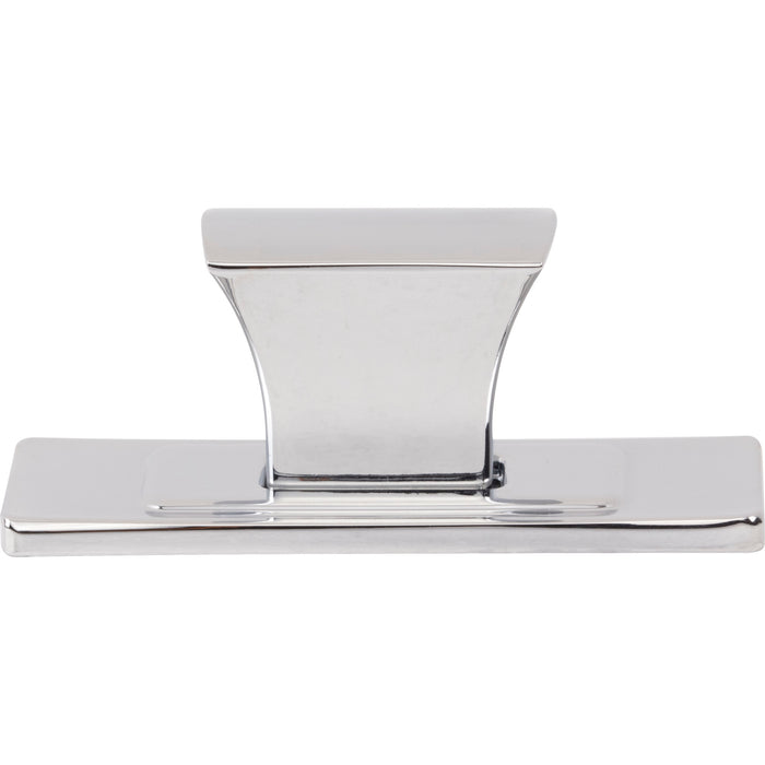 Atlas Homewares A6001-CH Zander 1 1/4in Length Rectangle Knob Polished Chrome