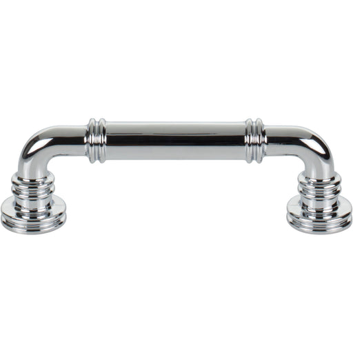 Top Knobs TK3141PC Cranford 3 3/4" Center to Center Bar Pull Polished Chrome - KnobDepot