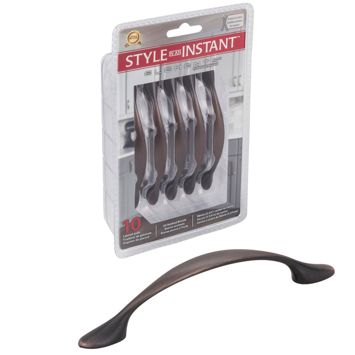 Elements 80814-DBAC-R Retail Pack Hardware Retail Pack Hardware (96mm) Center-to-Center Bar Pull Brushed Oil Rubbed Bronze