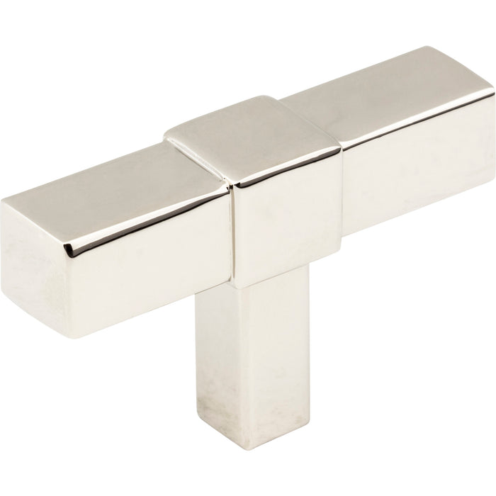 Jeffrey Alexander 293T-NI Zane 2" Length Bar Knob Polished Nickel