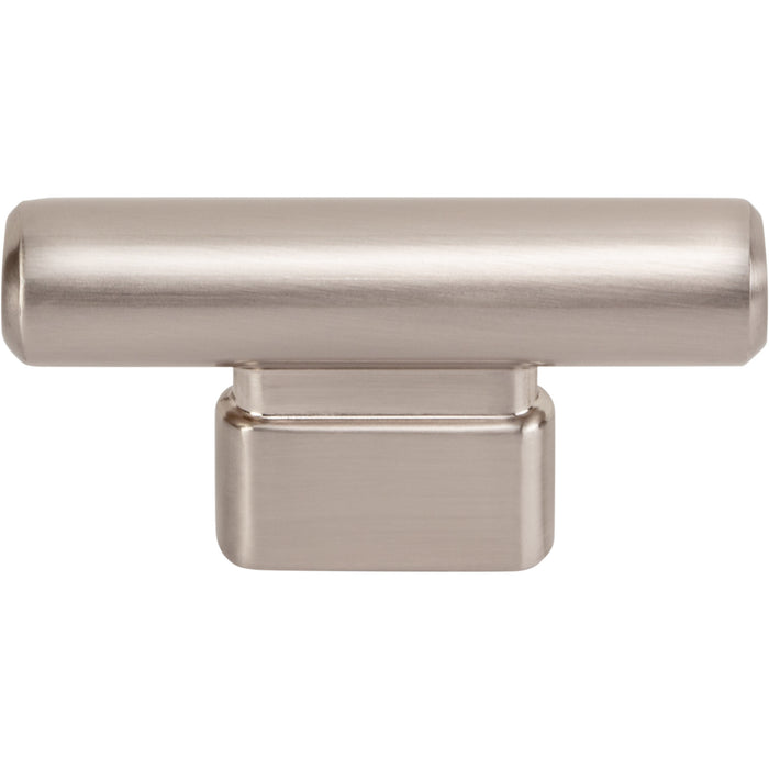 Atlas Homewares A511-BRN Holloway 2 1/2in Length Bar Knob Brushed Nickel