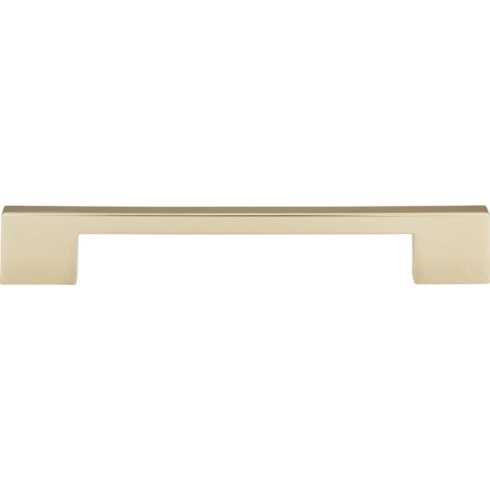Atlas Homewares A826-FG Thin Square 7 9/16in (192mm) Center to Center Bar Pull French Gold - KnobDepot