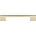 Atlas Homewares A826-FG Thin Square 7 9/16in (192mm) Center to Center Bar Pull French Gold - KnobDepot