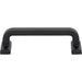 Top Knobs TK3162BLK Harrison 3 3/4" Center to Center Bar Pull Flat Black - KnobDepot