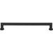Top Knobs TK3155BLK Morris 8 13/16" Center to Center Bar Pull Flat Black - KnobDepot